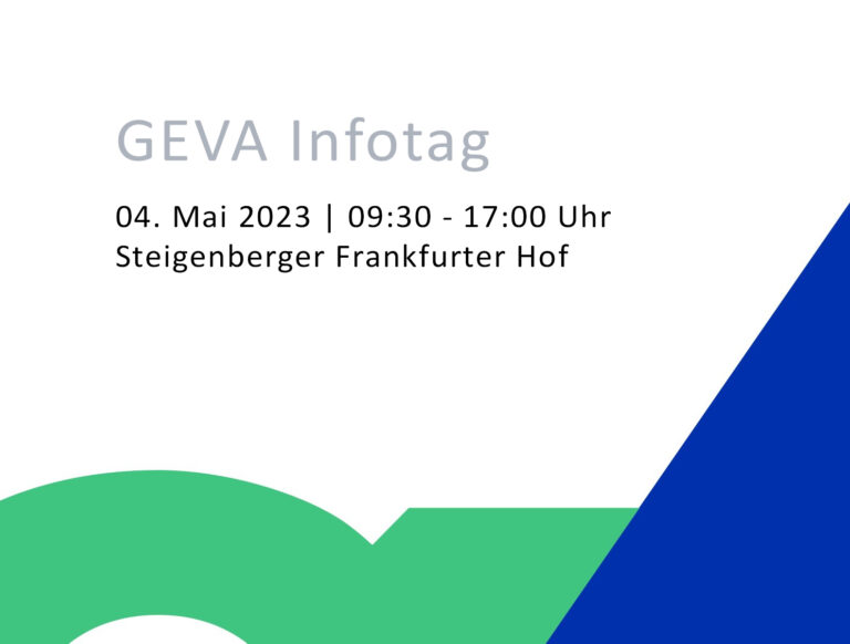 Read more about the article GEVA Infotag am 04.05.2023 in Frankfurt am Main