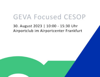 GEVA Focused CESOP am 30. August in Frankfurt am Main